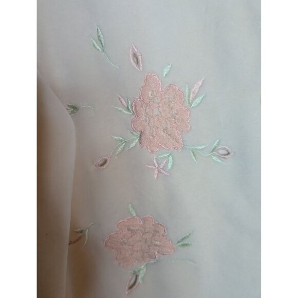 Victorias Secret Collection Floral Embroidered Cream Jacket - Picture 2 of 8